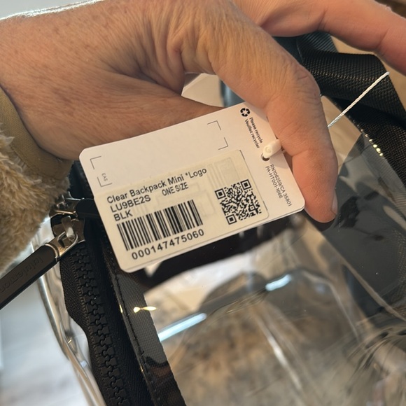 Lululemon brand new with tags never used sold out clear backpack￼ - Picture 4 of 6